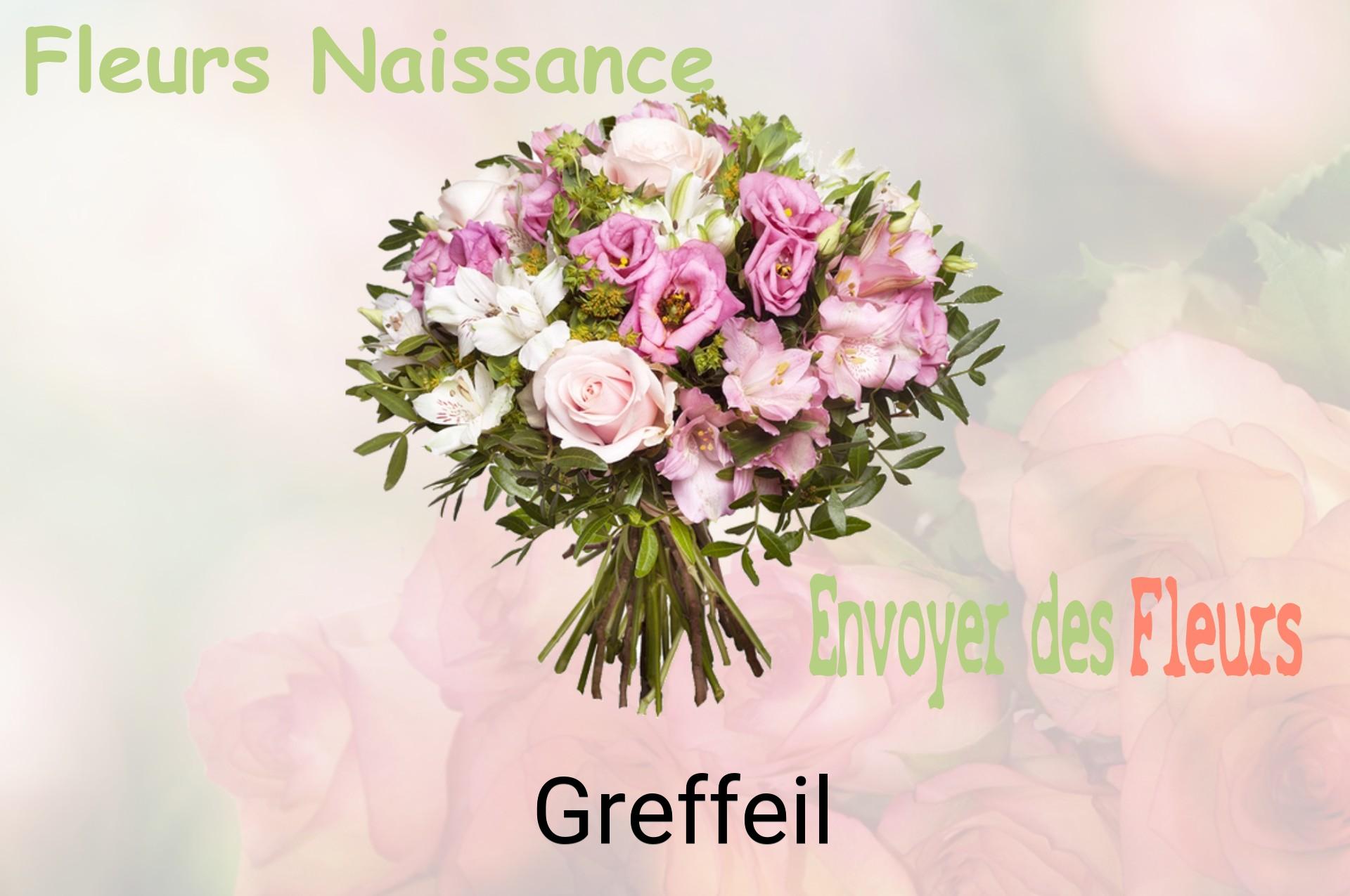 Bouquet de fleurs de naissance livré à Greffeil